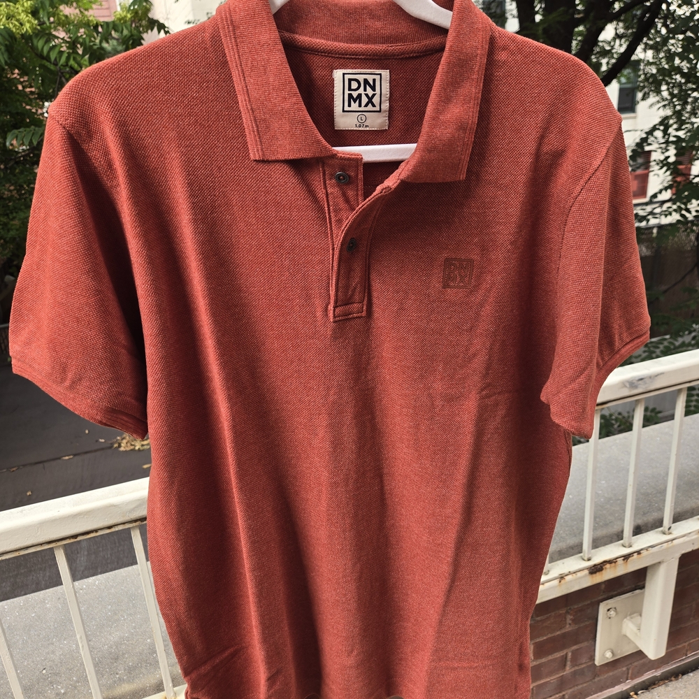 Men's DMNX Rust Polo Shirt